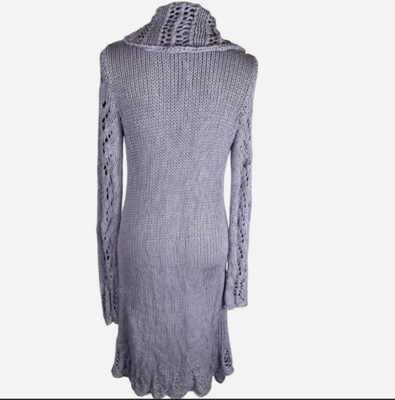 Vintage Y2K Candies Lavender Open-Knit Sweater - Picture 5 of 16